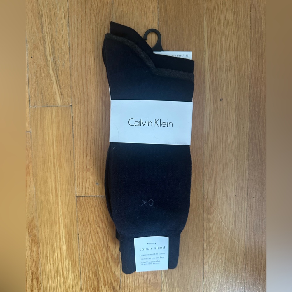 Calvin Klein Men's Dark Dress Socks
